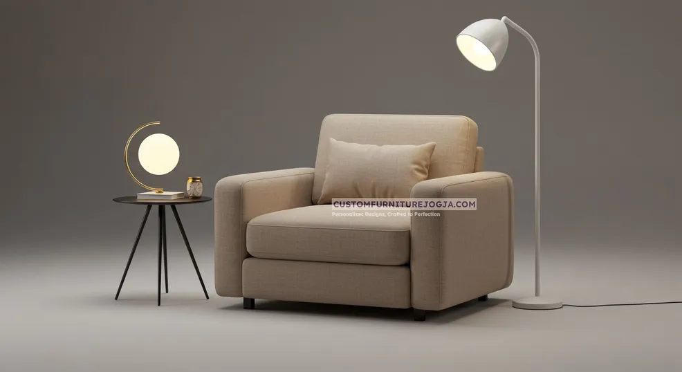 Jasa Pembuatan Single Sofa Jogja